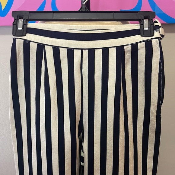 Moschino Cheap Chic Black White Striped Pants - Picture 3 of 9